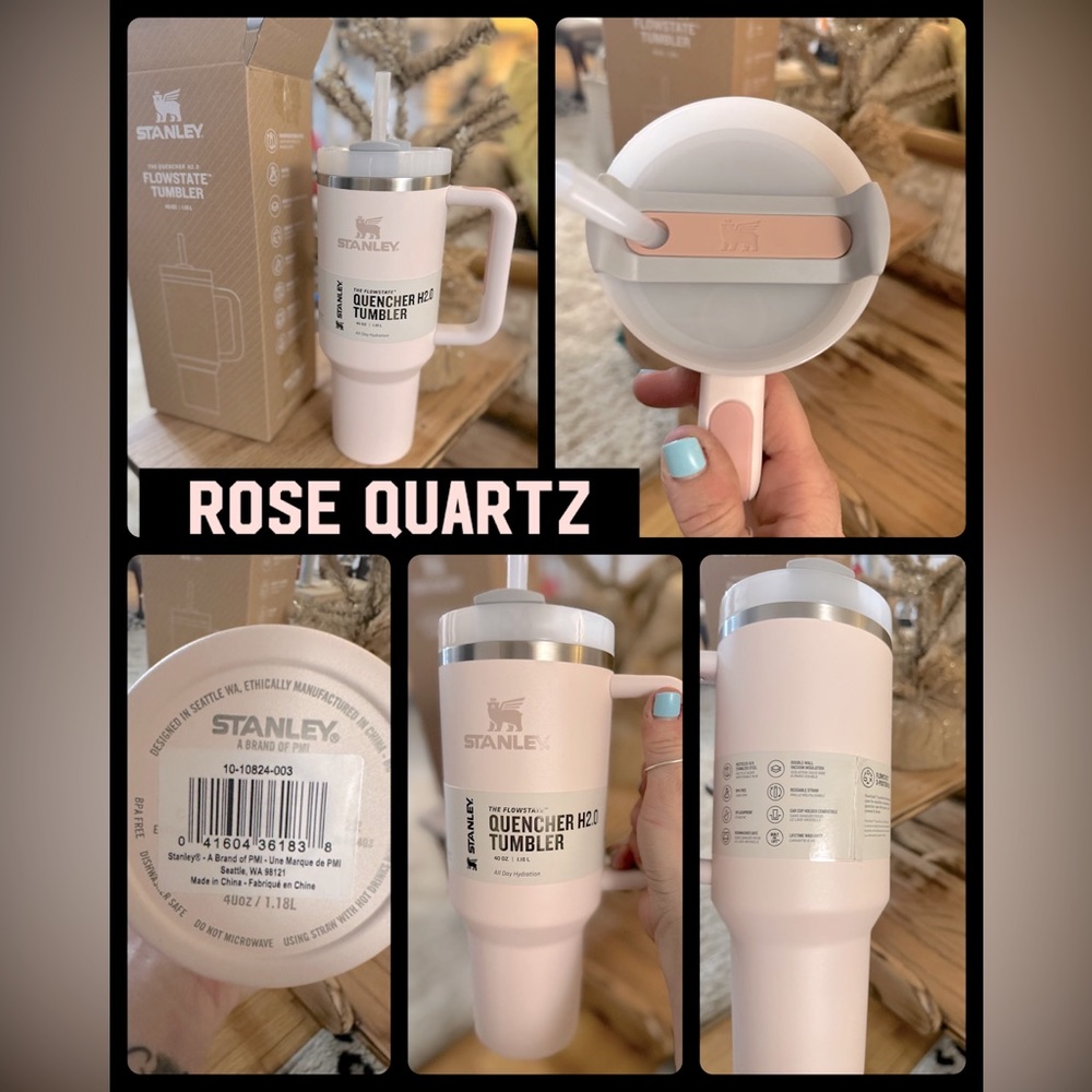 Stanley Adventure Quencher Flow-state Tumbler in 🌸Rose Quartz🌸